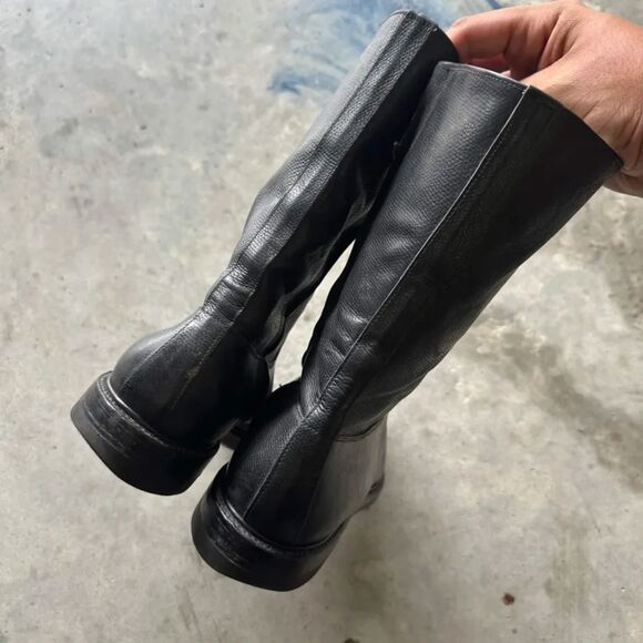 Vintage LeeKee Kowloon Pebbled Leather Boots Size 10-10.5M main image 8